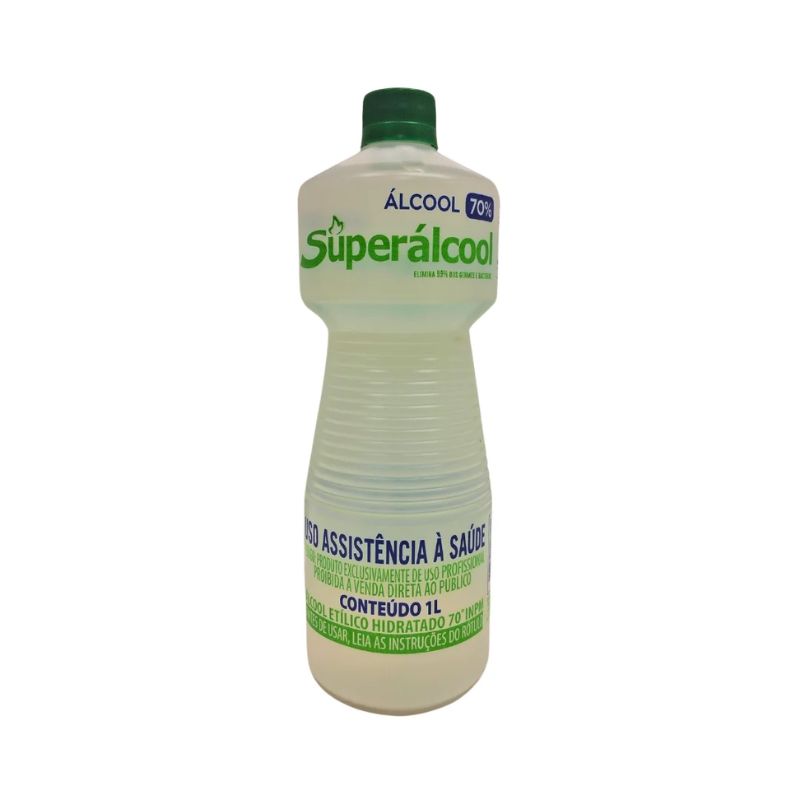 ÁLCOOL ETÍLICO 70% LÍQUIDO SUPER ÁLCOOL 1L ÁLCOOL ETÍLICO 70% LÍQUIDO SUPER ÁLCOOL 1L - Imagem 1