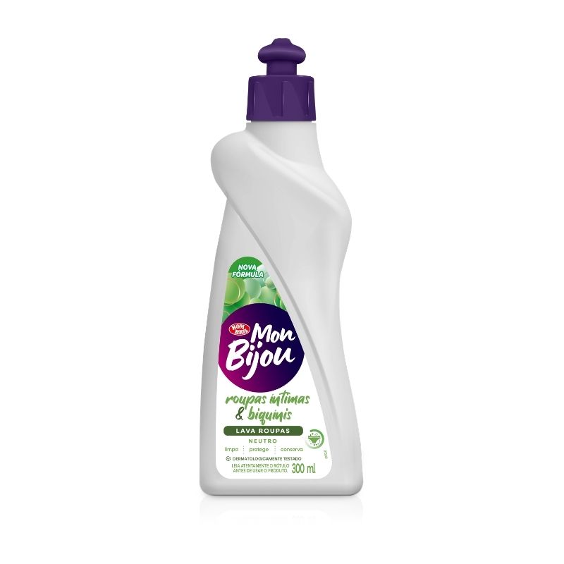 LAVA-ROUPAS ÍNTIMAS MON BIJOU NEUTRO 300ML REF. 4057 LAVA-ROUPAS ÍNTIMAS MON BIJOU NEUTRO 300ML REF. 4057 - Imagem 1