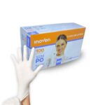 LUVA DE LATEX SEM PÓ INOVEN TAM PP (CX C/ 100)  REF. 3070