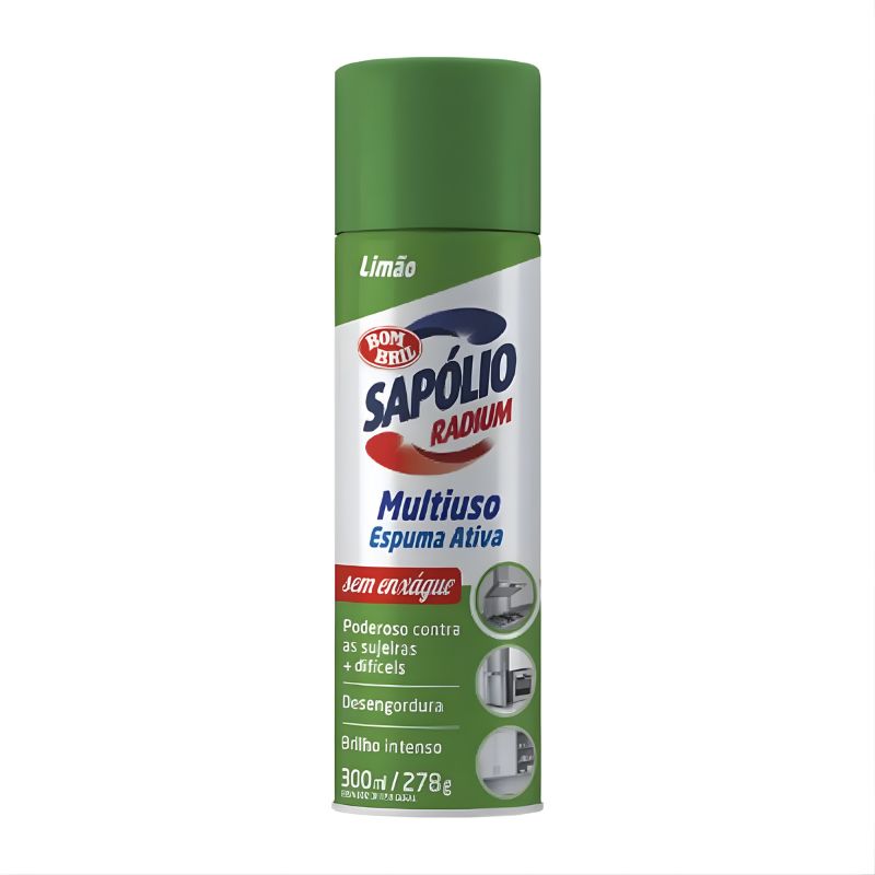 SAPÓLIO RADIUM ESPUMA ATIVA LIMÃO 300ML REF. 14042 SAPÓLIO RADIUM ESPUMA ATIVA LIMÃO 300ML REF. 14042 - Imagem 1