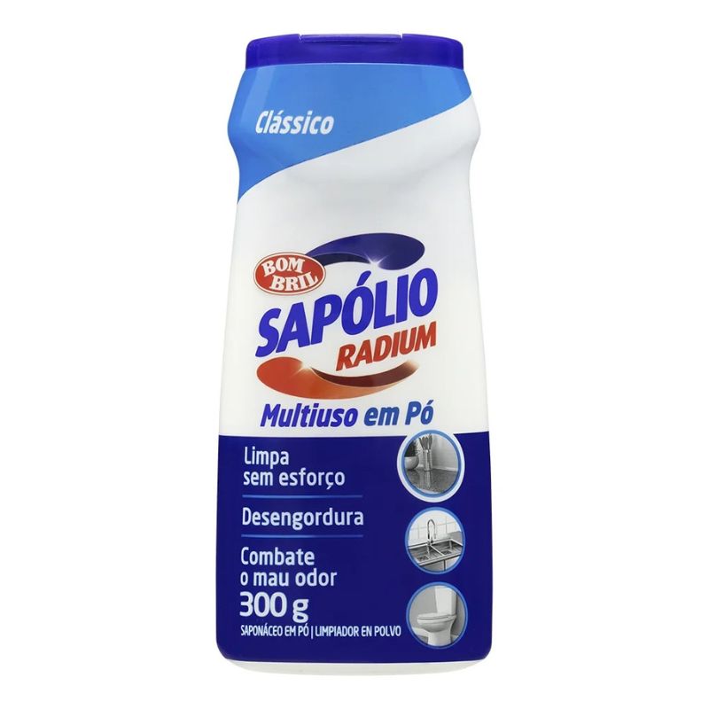 SAPÓLIO RADIUM PÓ CLÁSSICO 300G REF. 14033 SAPÓLIO RADIUM PÓ CLÁSSICO 300G REF. 14033 - Imagem 1
