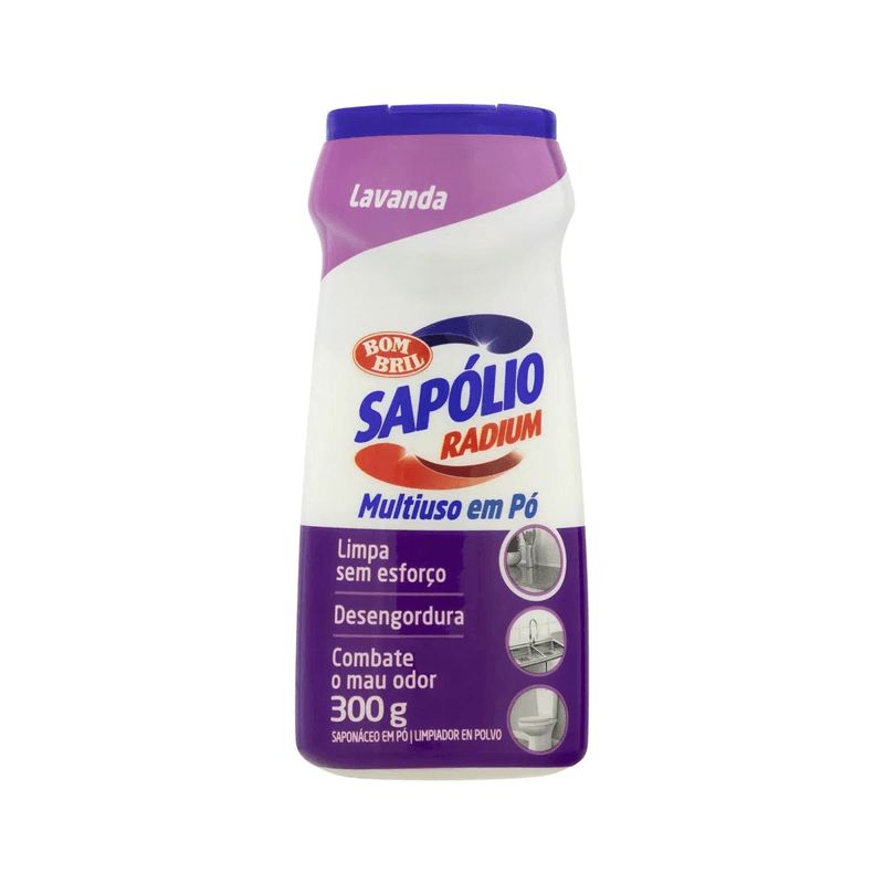 SAPÓLIO RADIUM PÓ LAVANDA 300G REF. 14031 SAPÓLIO RADIUM PÓ LAVANDA 300G REF. 14031 - Imagem 1