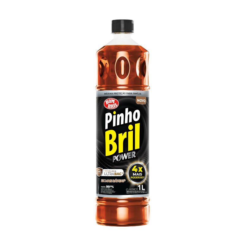 DESINFETANTE PINHO BRIL POWER CLASSICO 1L REF. 8058 DESINFETANTE PINHO BRIL POWER CLASSICO 1L REF. 8058 - Imagem 1