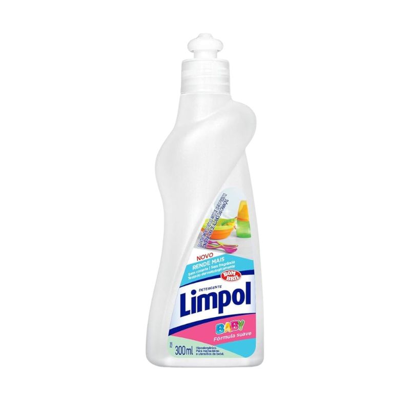 DETERGENTE GEL CONCENTRADO LIMPOL BABY 300ML REF. 5017 DETERGENTE GEL CONCENTRADO LIMPOL BABY 300ML REF. 5017 - Imagem 1