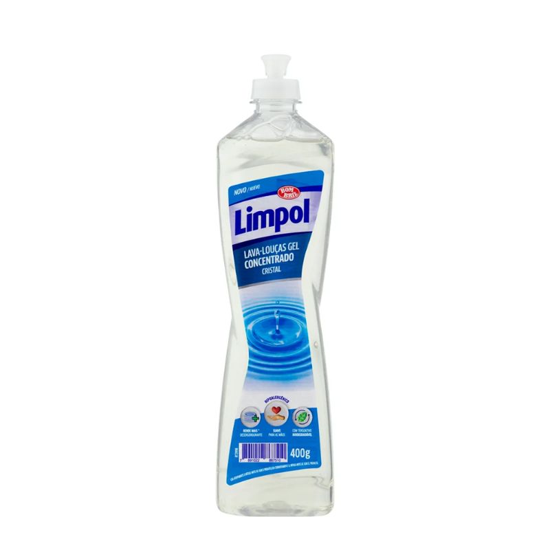 DETERGENTE GEL LIMPOL CRISTAL 400G REF. 5044 DETERGENTE GEL LIMPOL CRISTAL 400G REF. 5044 - Imagem 1